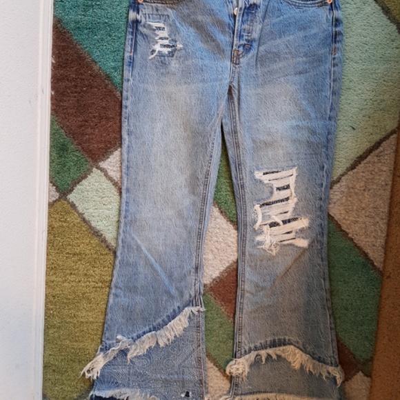 Free People RARE! Bombay jeans sz 25 BNWOT - Picture 4 of 13